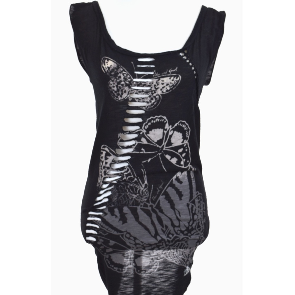 Butterfly Ripped Tunic